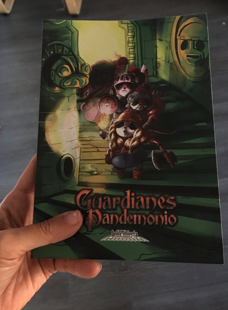 madrereciente's tweet photo. #GuardianesdelPandemonio, un #juegoderol para niños que de bonito es casi masticable 😁🐼🎲 https://t.co/nwrbZxXtr3