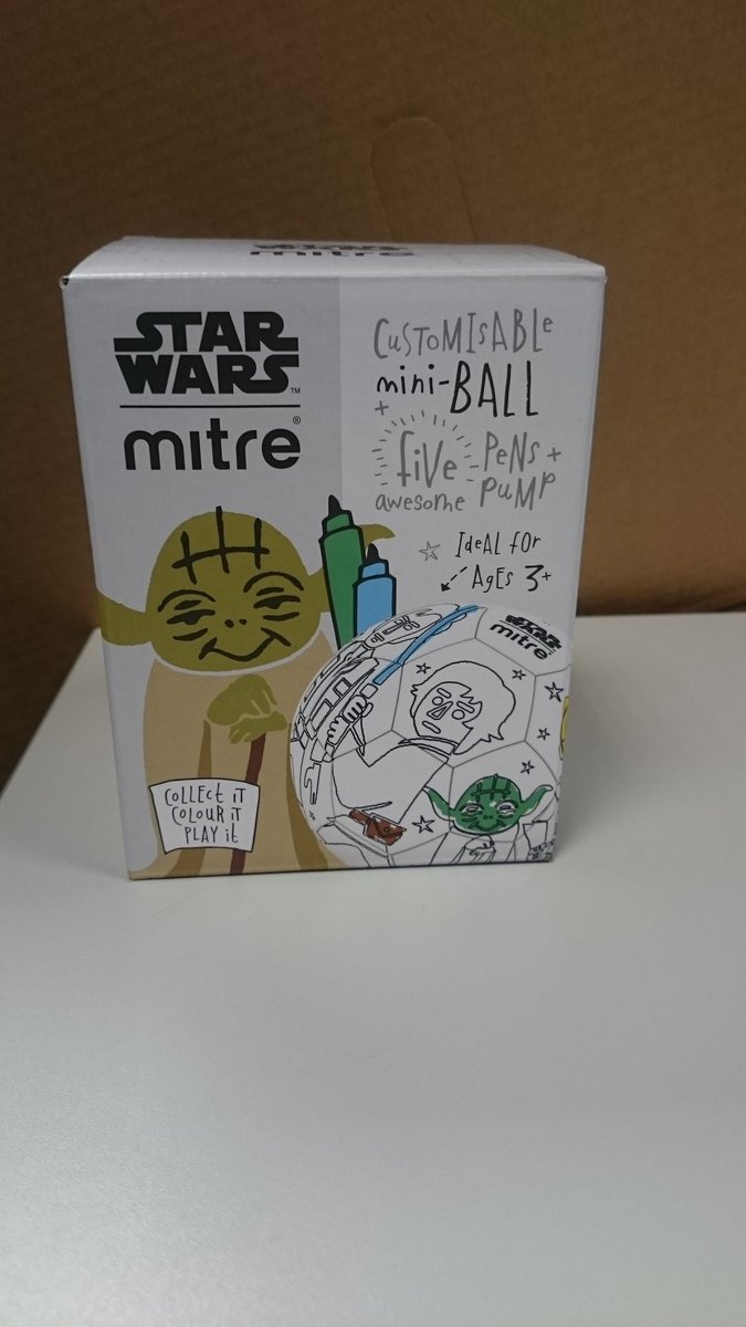 Mattlawson85's tweet image. RT and follow to win. Mitre Star Wars Scriball. Winner drawn Friday. Good Luck #StarWars