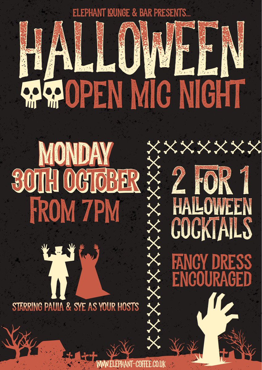 #boo HALLOWEEN IS COMING TO ELEPHANT LOUNGE &amp; BAR #checkitout