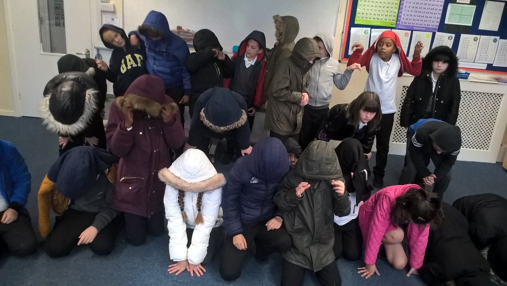 Windmill5K's tweet photo. Fantastic drama workshop today with Opera North. Some great frog impressions #musicfederation https://t.co/0mNRcZq8e9