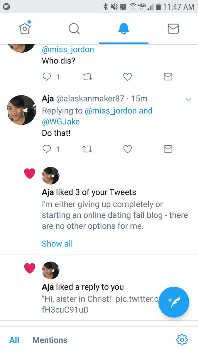miss_jordon's tweet photo. Best friends gonna bestfriend. Thanks @alaskanmaker87 for the love. π #stalkerfriends #LikeAllMyTweetsSoIKnowItsReal https://t.co/1M2IcGB28J