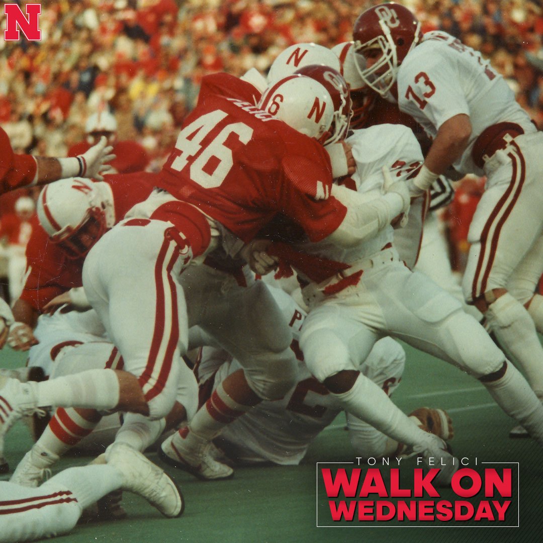 Nebraska Huskers on Twitter: "2️⃣ time All-Big Eight ☠️ Member of 3rd  ranked 1982 Blackshirt defense DE Tony Felici - 🗞️:  https://t.co/T7437G7dvS #WalkOnWednesday https://t.co/WFhXdvnCpE" / Twitter