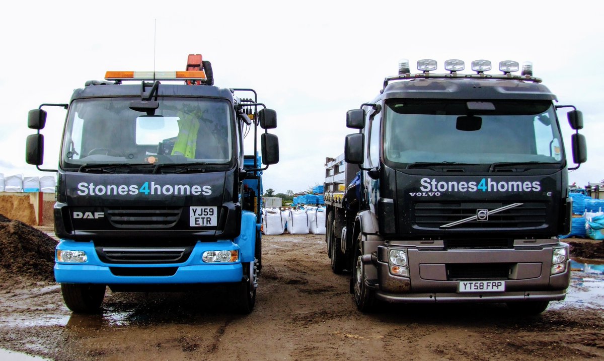 stones4homes's tweet photo. Look out for our trucks on the road! #York #aggregates #gravel #landscaping #garden #Selby #goole #design https://t.co/OP0tbqbn0j