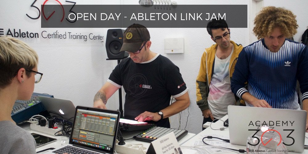 Este sábado no os podéis perder el open day y el Jam de <a href="/Ableton/">Ableton</a> Link que han organizado en la escuela <a href="/303Academy/">Academy303</a> .
goo.gl/316Zvr