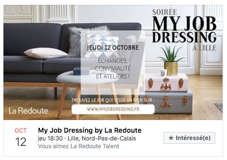 LaRedouteTalent's tweet photo. Vous participez à l'événement #MyJobDressing ?
Dites-le nous sur #Facebook ➡️ https://t.co/Wio75ZdtCo https://t.co/Hdlr6UdBQW