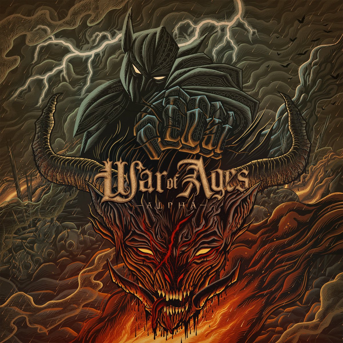 facedownrecords's tweet photo. War of Ages “Alpha”
December 8, 2017

Brand new single and preorders on 10/12 https://t.co/aPmqih4S7m