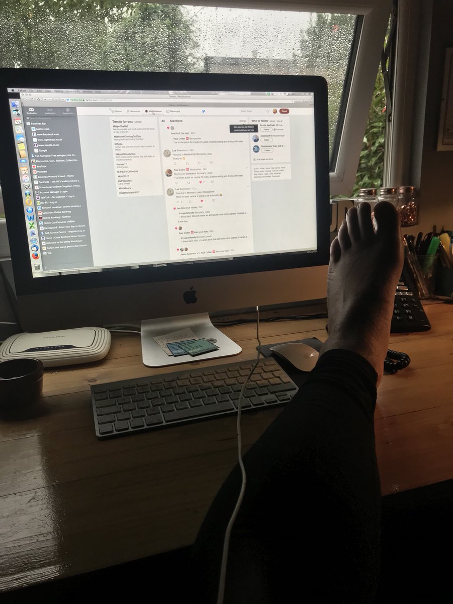 property_ready's tweet photo. Twisted ankle , sprained , Foot up so gave myself a badge #bluepeter #relax #bitoftwitter #planwork #nextjob #luxuryflat #humpday https://t.co/yZTEXf7mH8