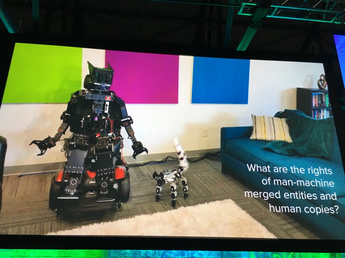 MsElizabethChak's tweet photo. Can we simply delete/ clone #AI #robots? Each has its own personality and they will soon have their own rights #SUCanSummit @OCEinnovation https://t.co/fjxqWdwCXl