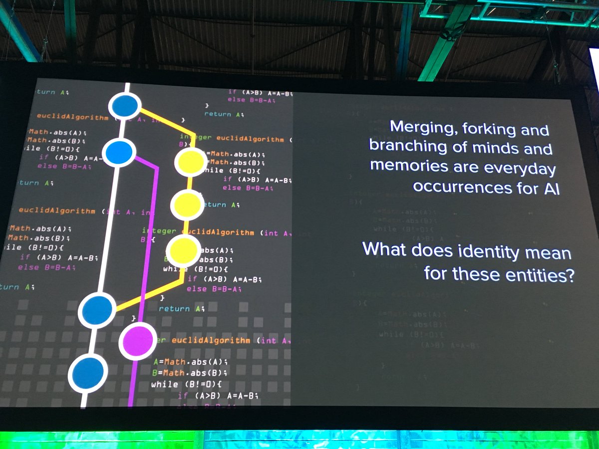MsElizabethChak's tweet photo. Can we simply delete/ clone #AI #robots? Each has its own personality and they will soon have their own rights #SUCanSummit @OCEinnovation https://t.co/fjxqWdwCXl