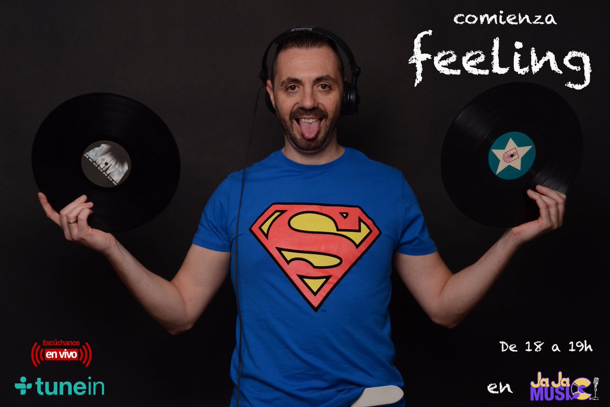 JaJaMusiC_Radio's tweet photo. Os espero amigos!!!! #Feeling12 https://t.co/B6lY6hy2gX