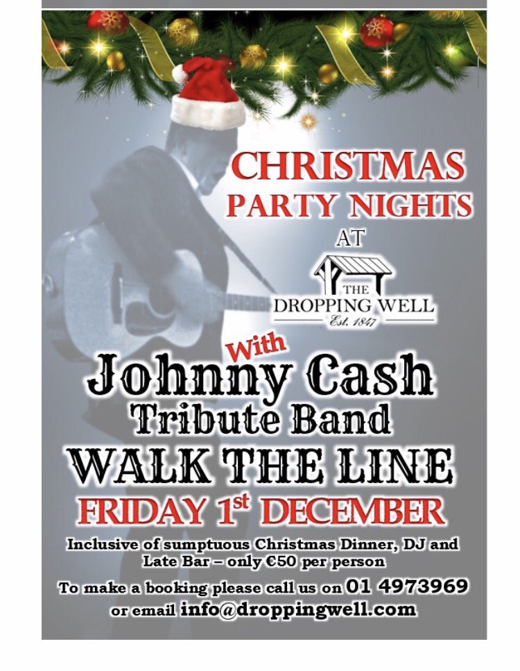 Friday 1st December, BOOK YOUR SEAT NOW!!!