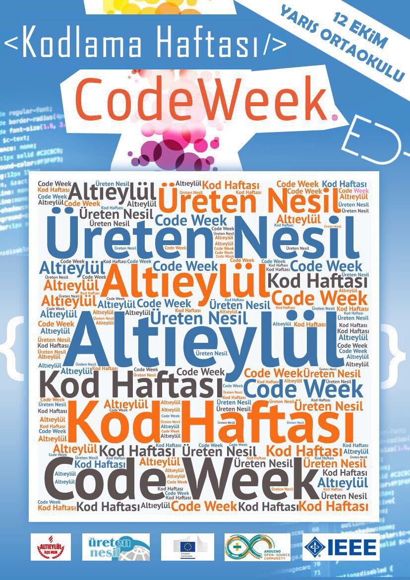 uretenNesil's tweet image. Etkinliğe bir gün kaldı, hazırlıklar devam ediyor... Herkesi bekliyoruz...  altieylul.meb.gov.tr/www/kodlama-ha…