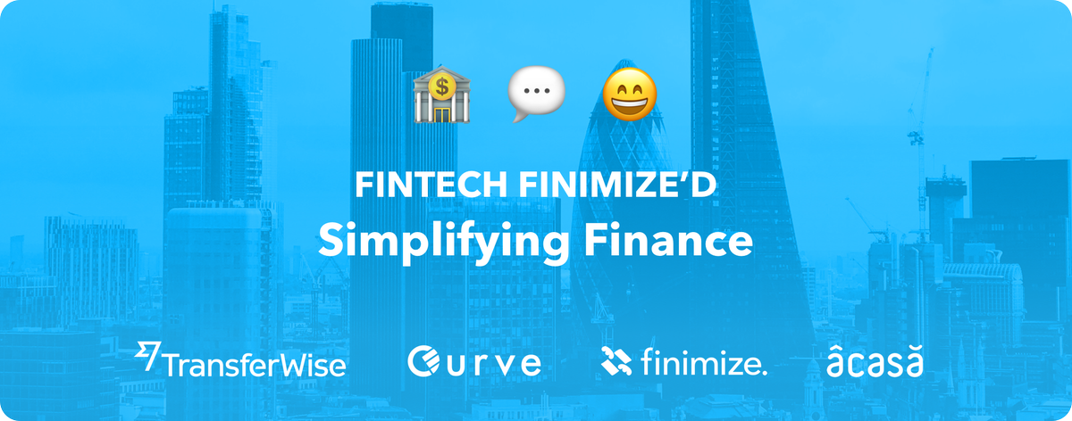 finimize's tweet photo. Excited to see everyone at #FintechFinimized tonight and hear from some great teams simplifying finance --> https://t.co/UGgRF3lxK6 https://t.co/YLQOviJ4Gx