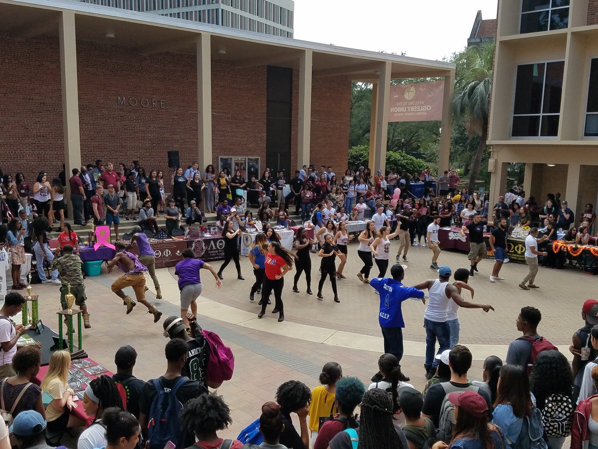 CARE_FSU's tweet photo. CARE and @floridastate welcomes #FGEN2FSU and our High School Partner Schools to campus and the @OglesbyUnion! #UnionWednesday https://t.co/b6W5TpLshm