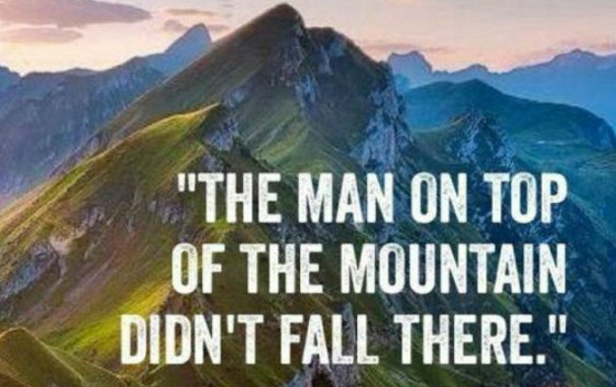 When are you going to start climbing your mountain? 
#success | #motivation | #entreprenuer | #business