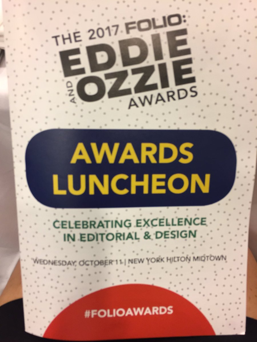 HeatherGranato's tweet photo. Fingers crossed and thumbs pressed - @DanielleDunlap2 &amp; I are onsite @foliomag #folioawards https://t.co/qYTBOev9KJ
