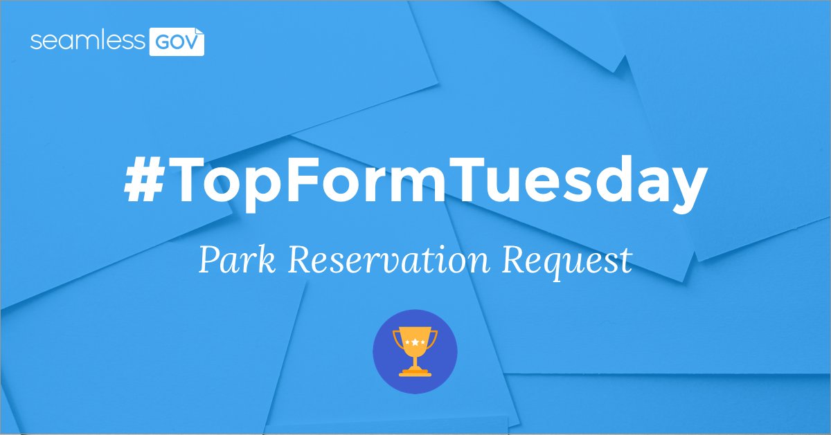 GovOS_Inc's tweet photo. ICYMI: Yesterday's #TopFormTuesday @CedarHills_Utah 's Park Reservation Request https://t.co/jQ5khzJwFw https://t.co/6lTA9KfR3e