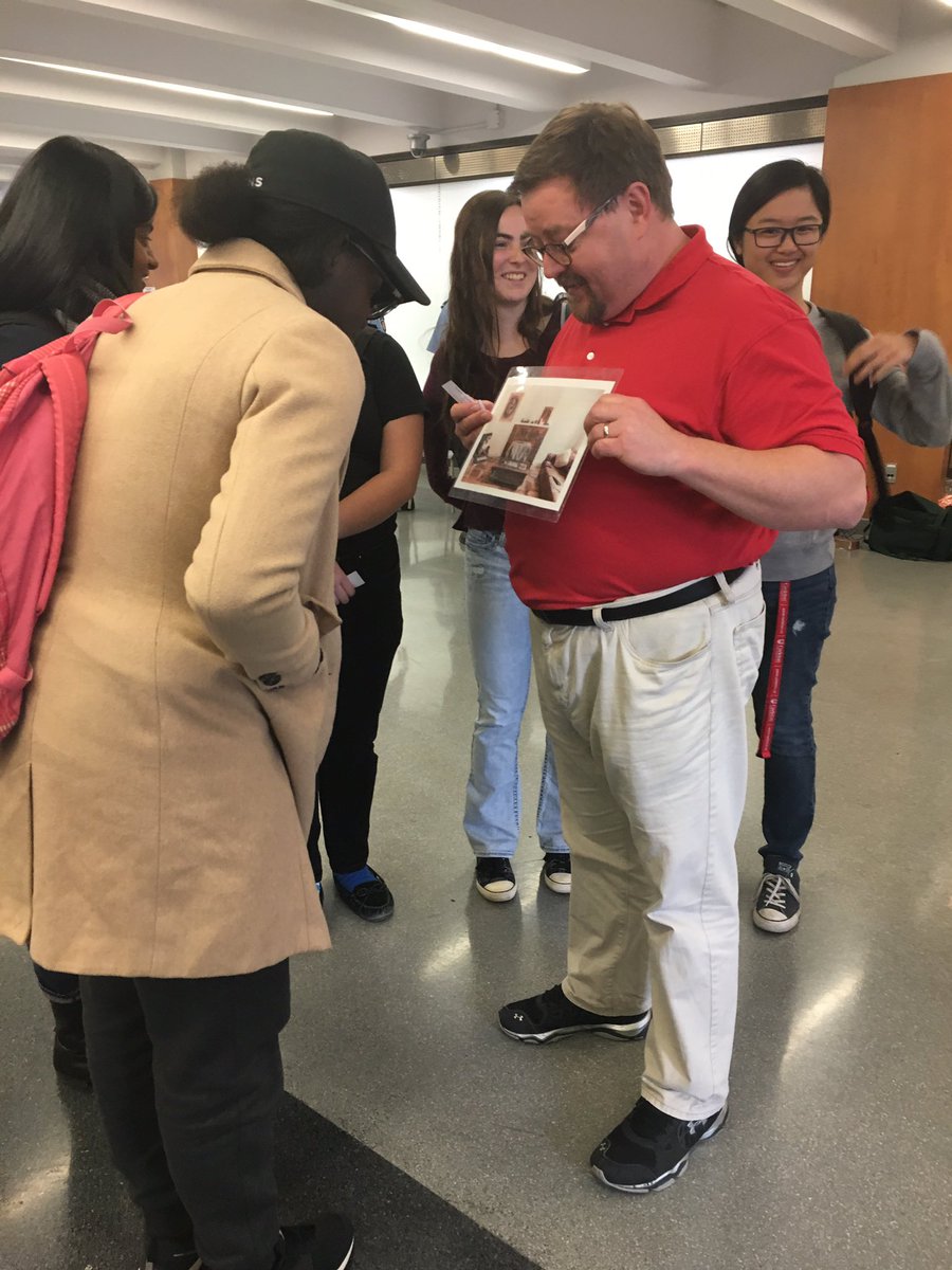 CarletonSafety's tweet photo. CU Fire Prevention Officer Timothy Golding asking students to spot the fire hazard to win. #FirePreventionWeek #TimsCard #Safety https://t.co/ZcVP5of3eM