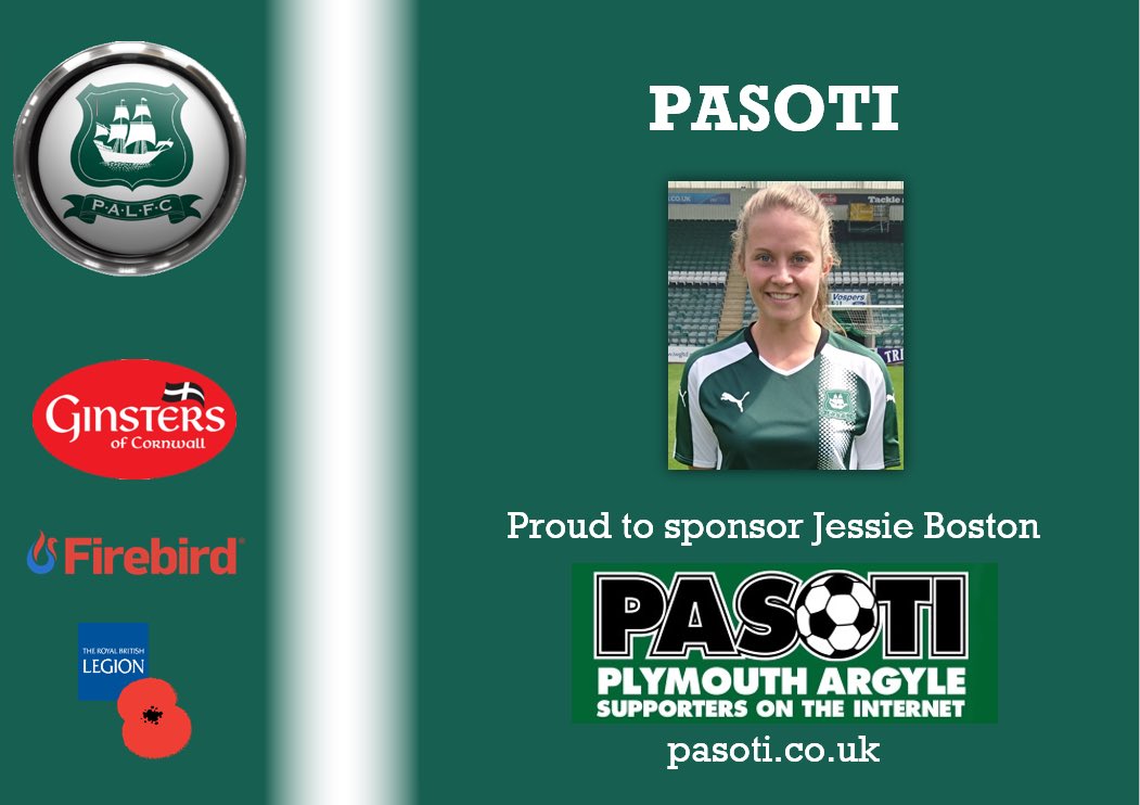 ArgyleWFC's tweet photo. Thank you to @Pasoti1 for sponsoring @Jessie_Boston for the 2017-18 season 💚 #GreenArmy #OneClub https://t.co/8D5wH0IECt