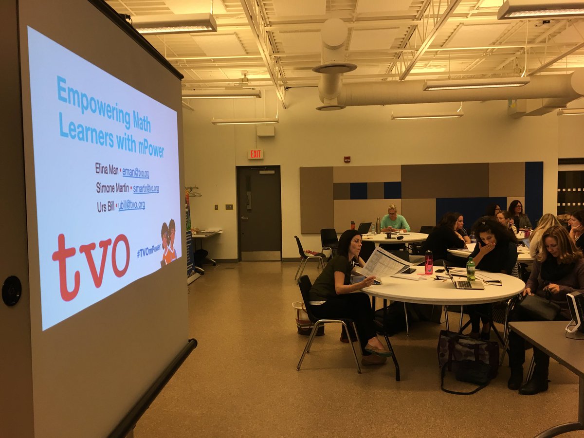 ursbill's tweet photo. Excited to share #TVOmPower with educators from the Halton Catholic Board. @ms_snmartin @ElinaMan @tvo https://t.co/Tn3UKQS7dt