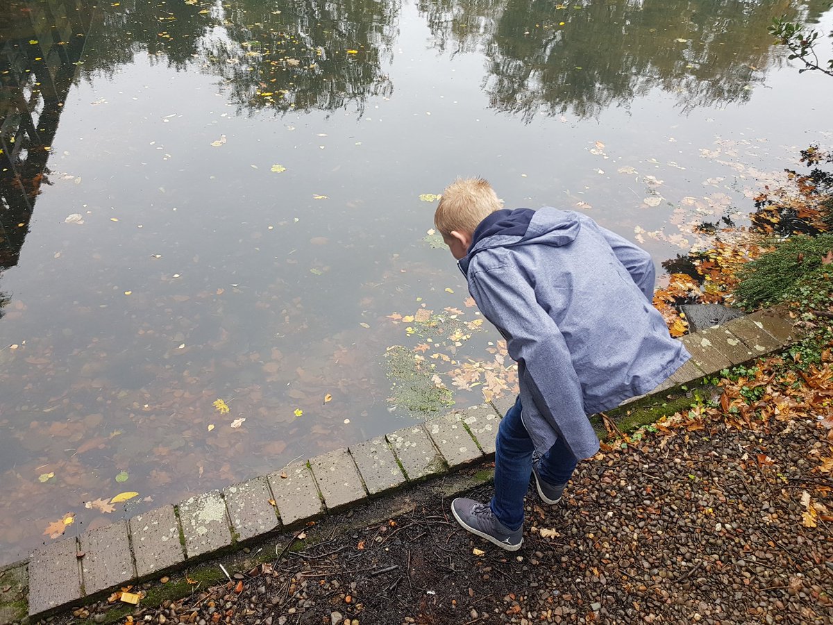 Lynnjo81's tweet photo. @BantMrFindlay Jamie looking for life in loch at Heriot Watt University #P7F #HomeworkTask https://t.co/QljRFujtH8