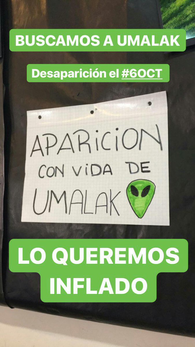 _EvelynMiguez's tweet photo. 👽 BUSCAMOS A UMALAK, NOS LO ROBARON EN NUESTRA FIESTA EL #6Oct 👽
Difundir por favor, si sabes algo mandanos un md 👇
@FatimaPromo17 https://t.co/jddrGrKHeS