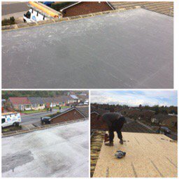 C_HRoofing's tweet photo. Flat roof specialists! Finished with long life Firestone Rubber! https://t.co/NpNeodFCHO
