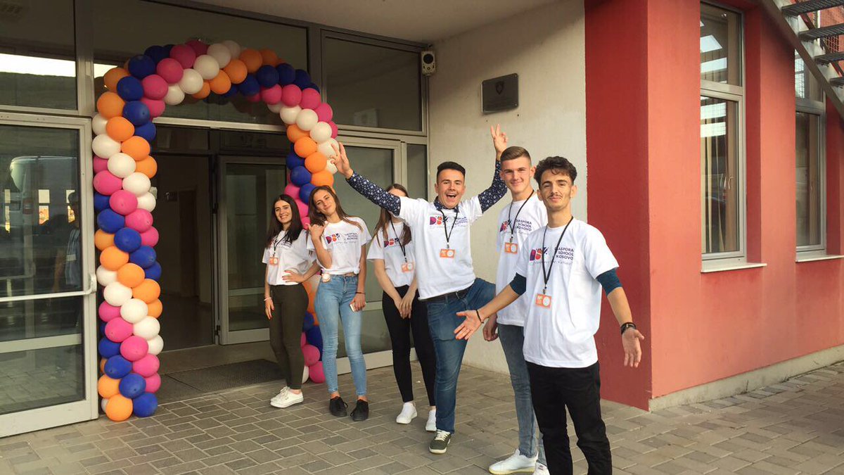 germin_ngo's tweet photo. #Diaspora School in Kosovo starts today. We warmly welcome all the participants, volunteers and experts to our school. #DSK2017 💛💜 https://t.co/ZOncAYZJxi