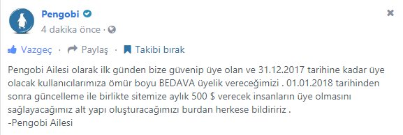 Pengobi Ailesi Duyuru
