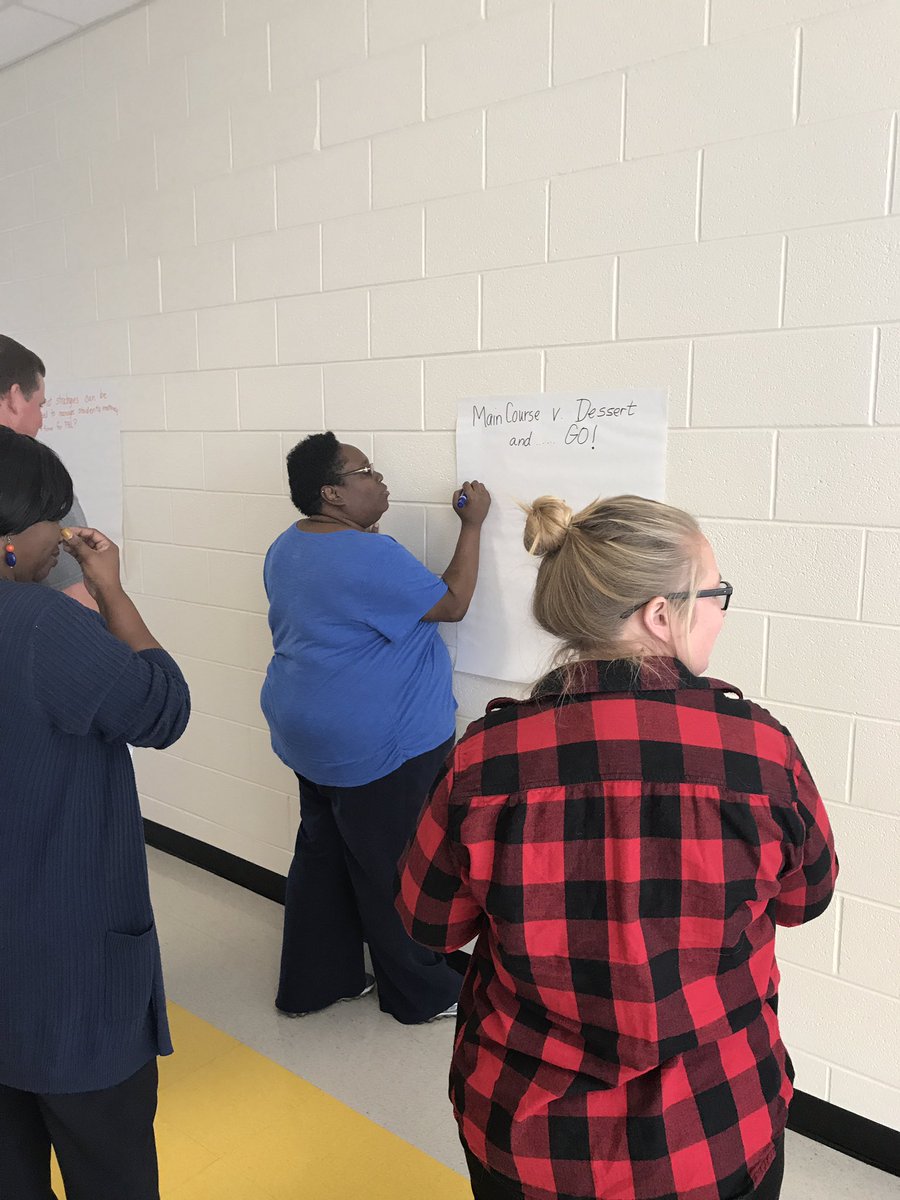 Carrie_marie3's tweet photo. Modeling social construction of knowledge for Ts & celebrating the wisdom in the room! Love the discussions! @JulezRulez71 #ensuresuccess https://t.co/DdlITRjRDv