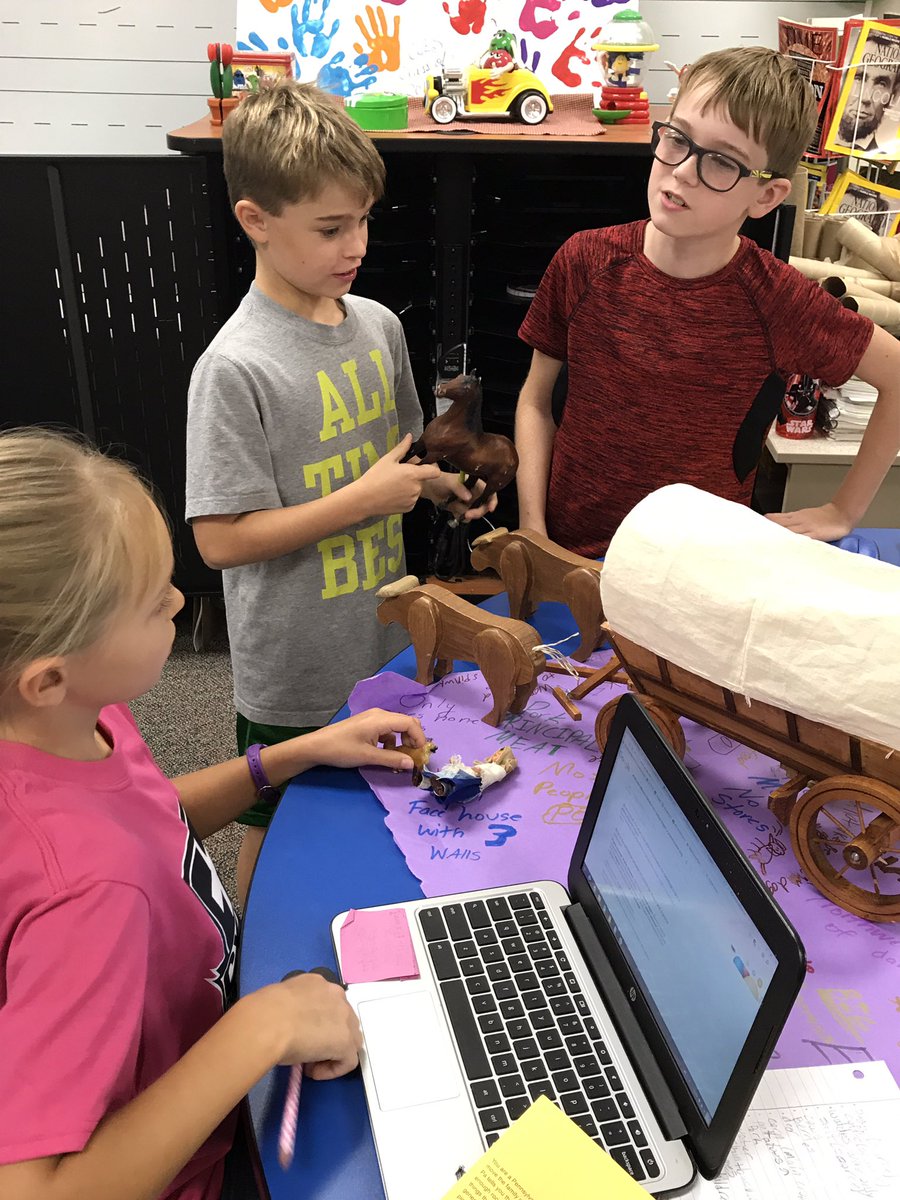 Mrs_LeeA's tweet photo. Mrs. Maxwell's pioneers are deciding which items they will need for the trip west! @MapleGroveElem @mmaxwell8 https://t.co/8nbO5XZwOx