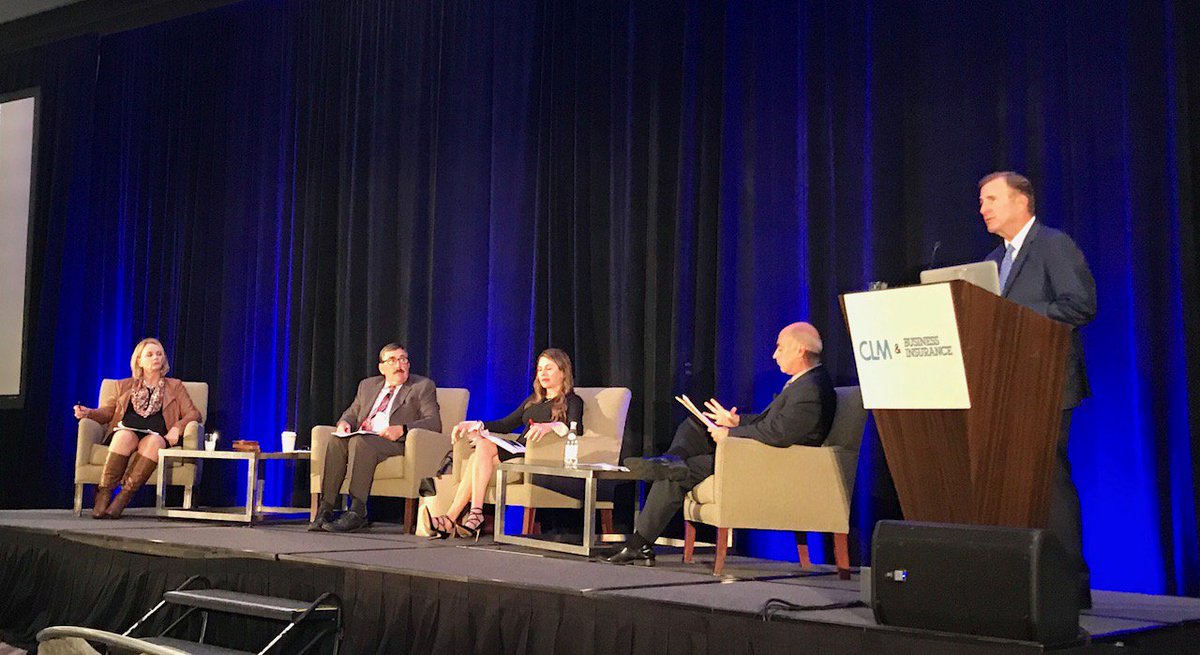 Founding partner Kevin Smith on a panel of nationally acclaimed experts discussing trial strategy in challenging venues #CLMBI_Construction