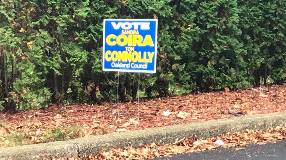 2017Coira's tweet photo. Signs are beginning to pop up all over town. Don’t forget to PM us if you would like to display one on your lawn. #CoiraConnolly2017 https://t.co/dKwhZnwoEl