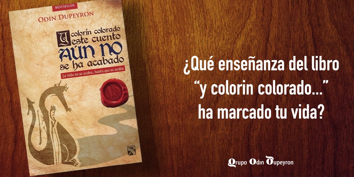 GpoOdinDupeyron's tweet photo. Cada vez que lees un libro, encuentras algo diferente, depende de la etapa de tu vida en que lo estés leyendo #AsíLaVida https://t.co/5agp5UYzNS