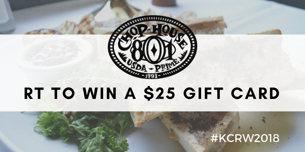 RestaurantWeek's tweet photo. #KCRW2018 CONTEST: Steaks and chops and veal, oh my! RT for a chance to win $25 to 801 Chophouse in the @KCPLDistrict. Closes 10/14. https://t.co/cWTQ89Aw5R
