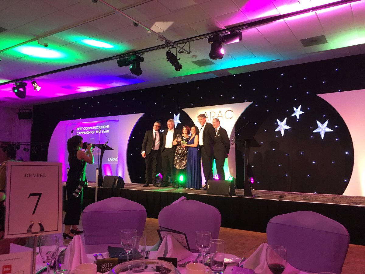 LARACspeaks's tweet photo. Best comms campaign  #LARAC2017 sponsored by ERP:  congratulations to winner West Sussex Waste Partnership https://t.co/GwkzMpRv7o