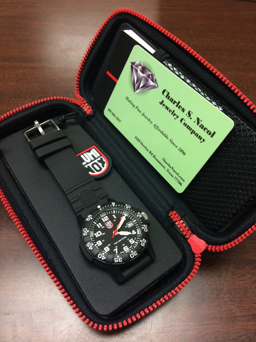 CMNHSETX's tweet photo. #ThankYou, Nacol Jewelry, for donating this awesome @LuminoxUSA Leatherback Sea Turtle watch to our golf tournament! #SETXMiracles #donate https://t.co/XnSeL4oA56