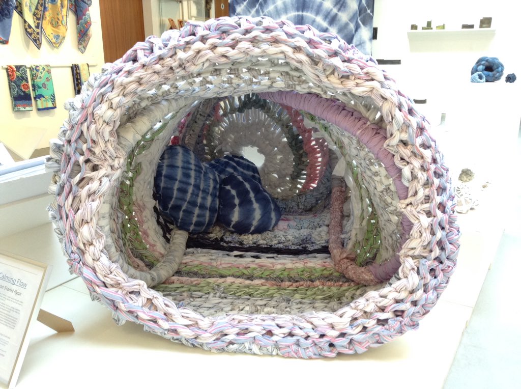 LisaScarletRyan's tweet photo. So proud of my work, loved my masters degree #uclan #UCLanGraduates #uclantextiles #textiles #lrtextiles #MAShow #Preston #crochet #calm https://t.co/7pciB30TQl