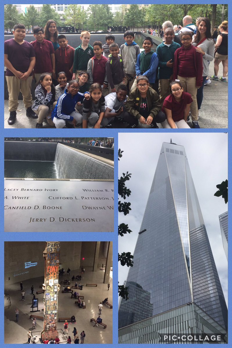 MrsTserbis76's tweet photo. 9/11 Memorial Museum trip...unforgettable experience! #76learns @TBerger76Q https://t.co/MxR3wF2HlF