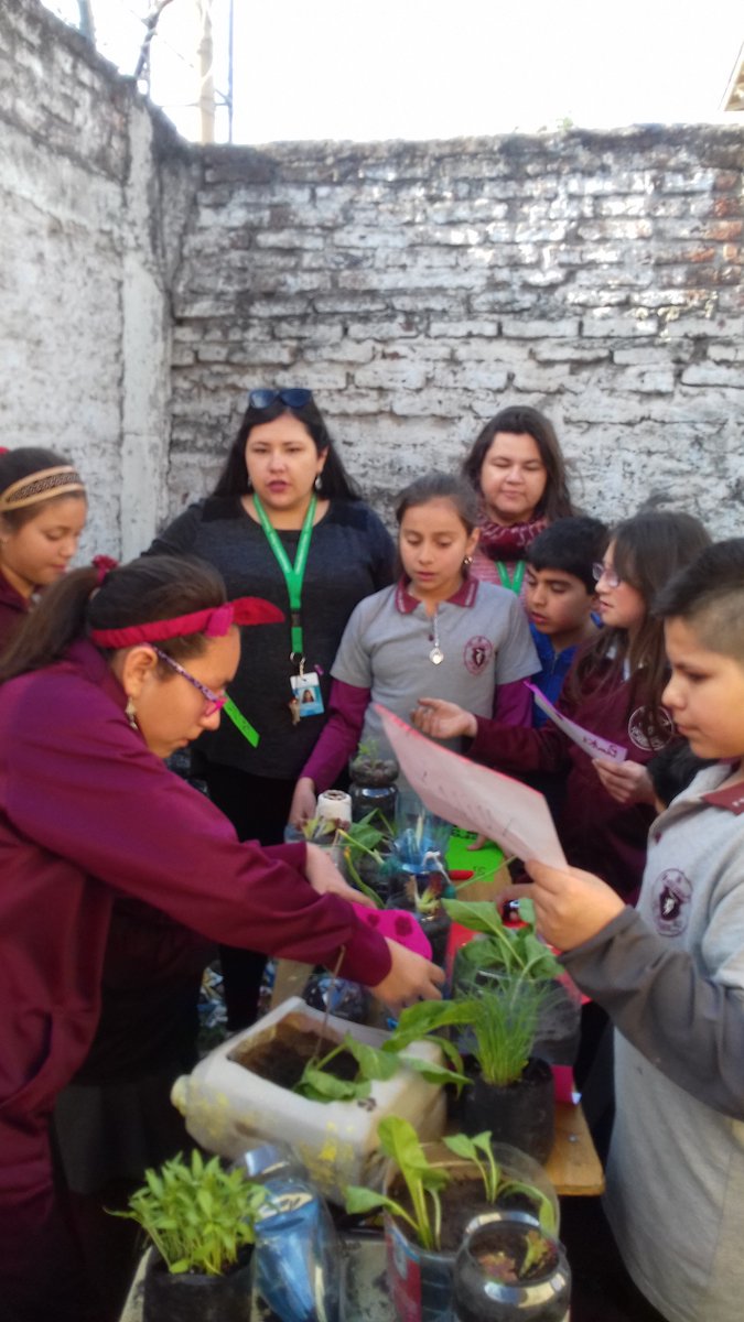 fundapintana's tweet photo. Niños de #LaPintana motivados con los huertos y el reciclaje.  Vamos que se puede!!! @tererey3 @NikoRoman2 @mujerpamiscosas @funfamilias https://t.co/ItyH9vWQAg