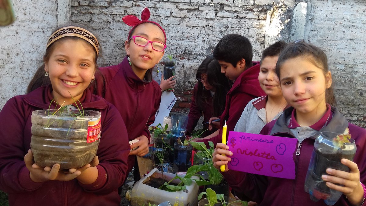fundapintana's tweet photo. Niños de #LaPintana motivados con los huertos y el reciclaje.  Vamos que se puede!!! @tererey3 @NikoRoman2 @mujerpamiscosas @funfamilias https://t.co/ItyH9vWQAg