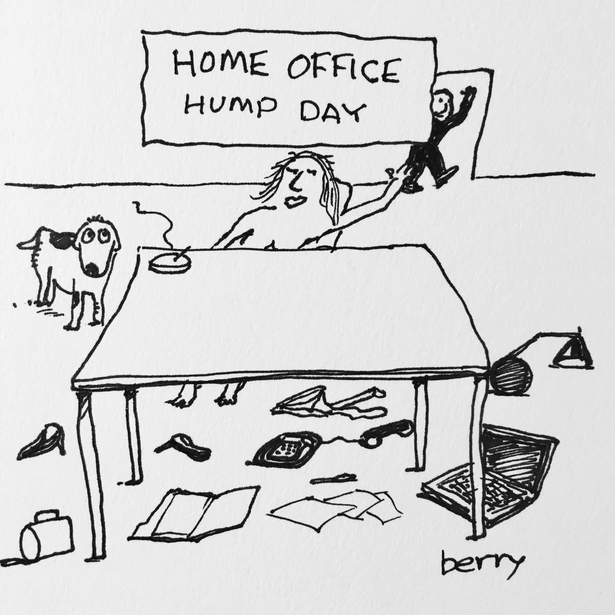 #happy #homeoffice #humpday #consensual #deskclearing