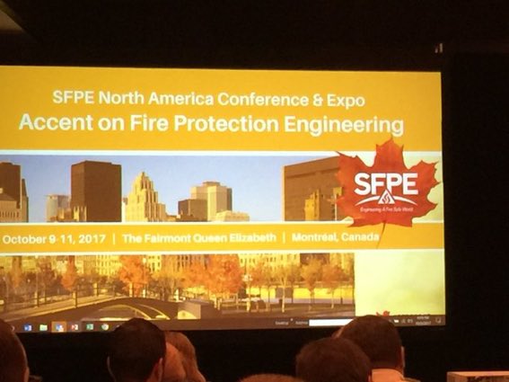 JAlcaraz93's tweet photo. Proud to represent Sovereign @ SFPE NA Conference & Expo. Great networking and speakers as a first time attendee! We'll be back! #sfpe2017 https://t.co/2yY564KFlD