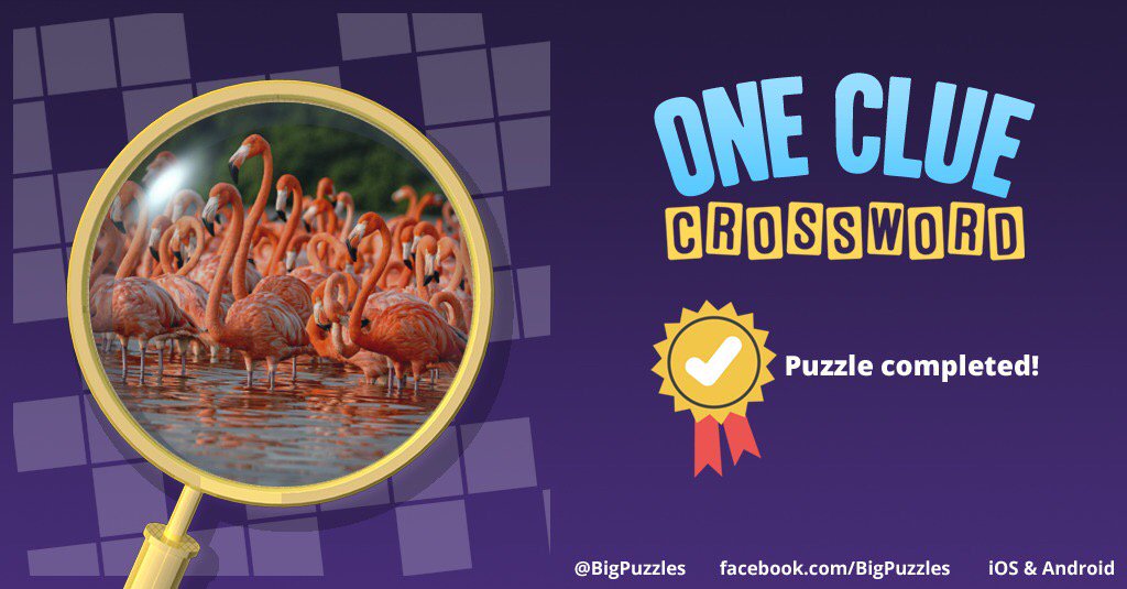 ZBshaw75's tweet photo. I completed a puzzle in One Clue Crossword. Play now for free!
https://t.co/keFIlJNpjz #OneClueCrossword https://t.co/Pm0xZAFhW4