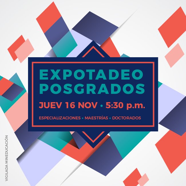 Utadeo_edu_co's tweet photo. #EXPOTADEO| Esta es una invitación a seguir preparándote con los mejores. En esta feria lo encontrarás todo. https://t.co/F4pwXTECXD