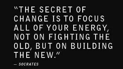 yourjourneyfuel's tweet photo. "The secret of change is to focus all of your energy not on fighting the old, but on building the new." -Socrates #wisewords #moveforward https://t.co/G9w3hYI38B