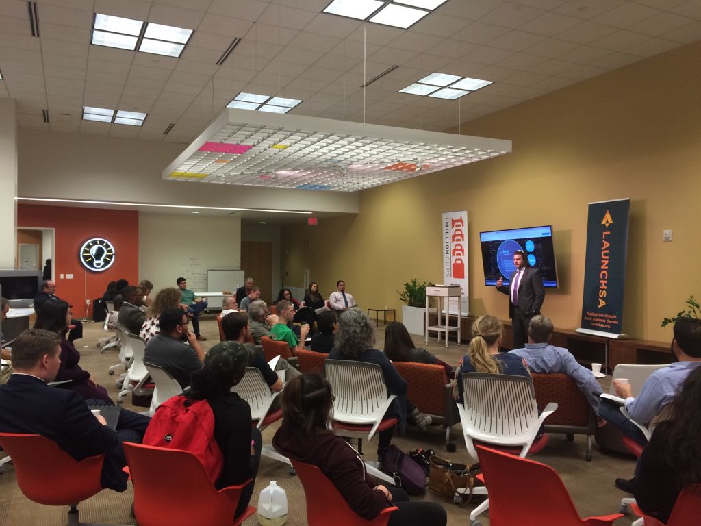 Our awesome presenters <a href="/drueplacette/">Drue Placette</a> with @DoLabSATX, and Susan Smylie with @theboxwebdesign inspired and ignited a great conversation!