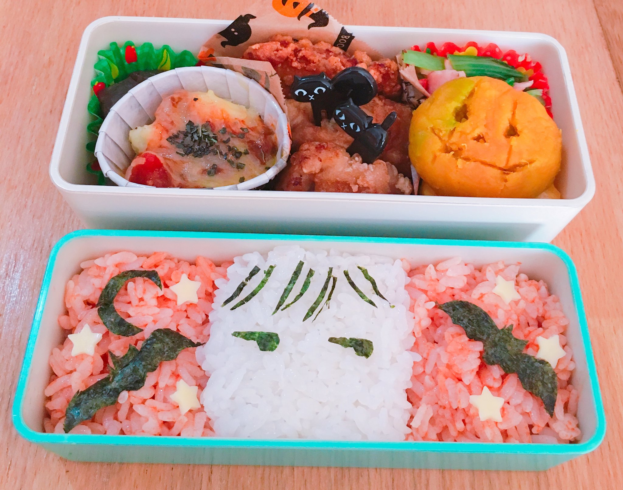 توییتر Nkyk در توییتر おはようございます そらるはんぺん弁当 ハロウィンver 作ってみました はんぺん は苦手と娘が言うので今回はおにぎり 頑張った 今月のキャラ弁ノルマ達成 お弁当 キャラ弁 Onigiriaction T Co 736vqfglbk
