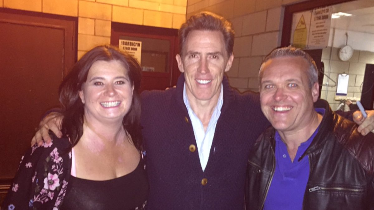 JohnLeith8's tweet photo. @RobBrydon - Great show tonight in York.  We never realised how tall you are https://t.co/9s0CFQvwHM