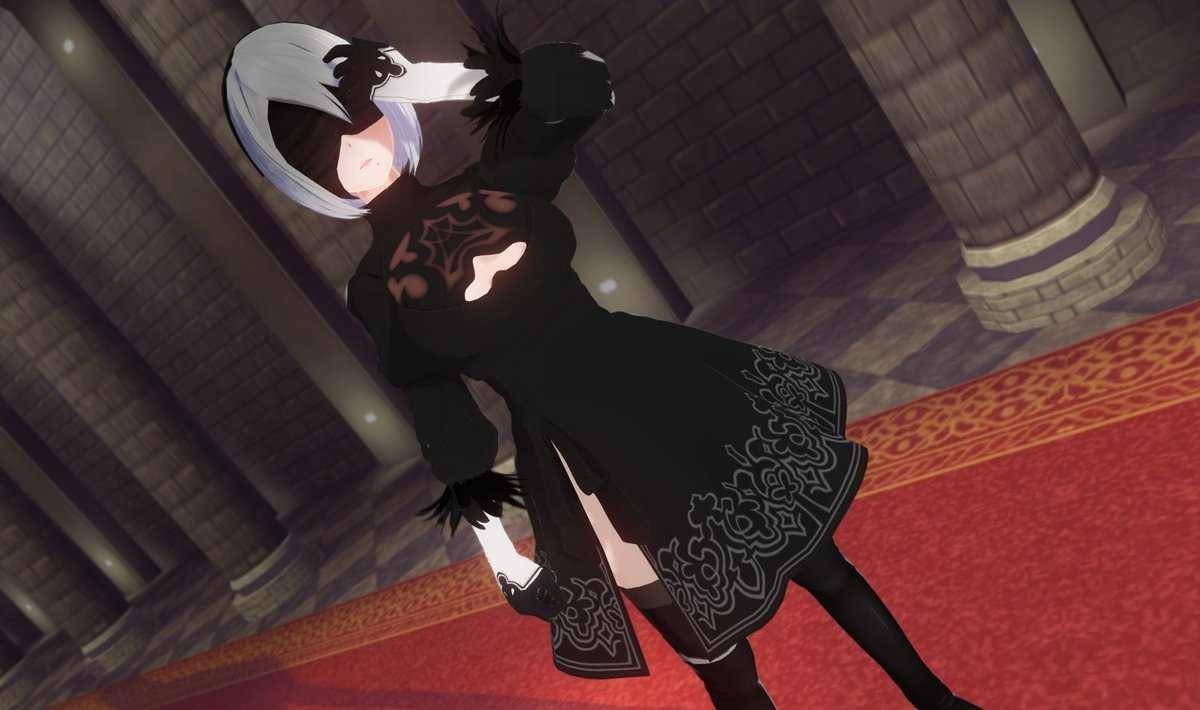 哲学難しいな。 #カスタムメイド3D2 #ニーアオートマタ #CM3D2 #2B